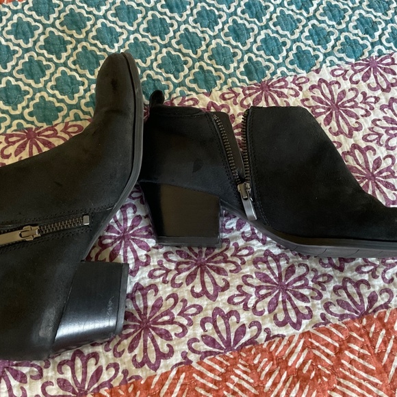 Franco Sarto Black suede booties - Picture 3 of 5